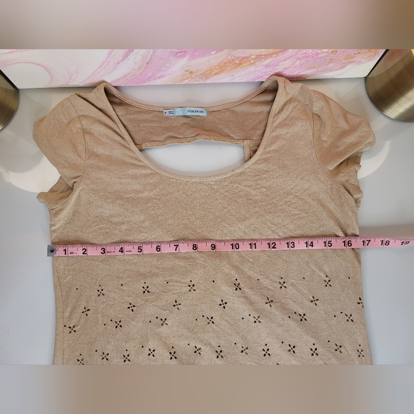 Maurice's Flowy Faux Suede Top - Picture 4 of 6